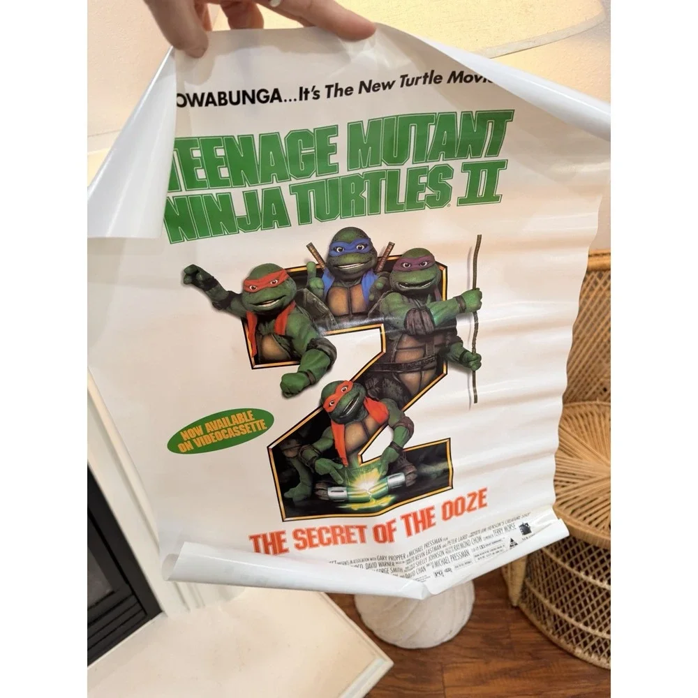 Teenage Mutant Ninja Turtles II Promo Display Kit 1991 Original Box Movie Store